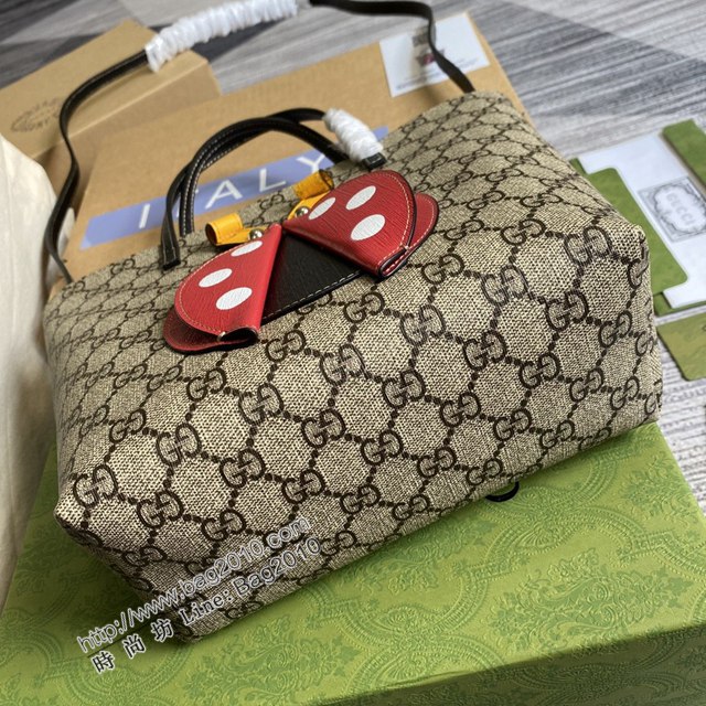 Gucci新款包包 古馳小號購物袋 Gucci瓢蟲圖案兒童包 585833  ydg3052